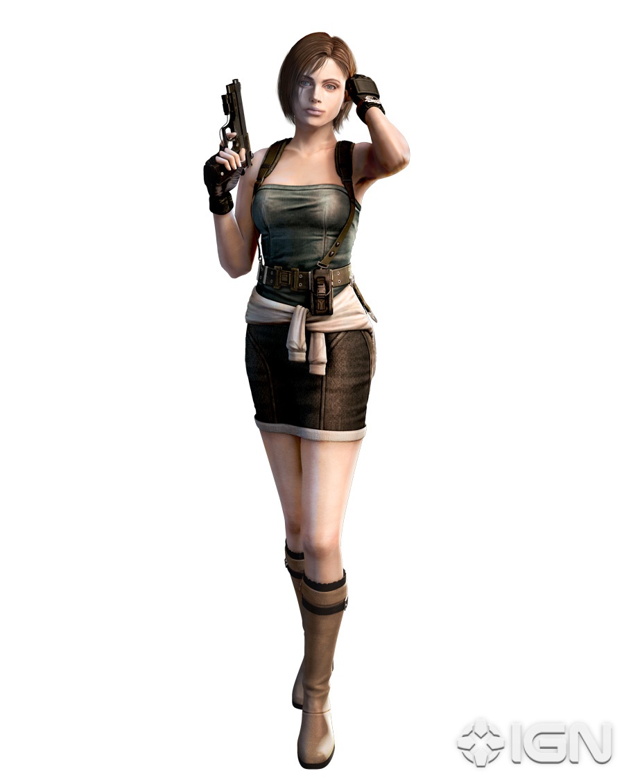 Jill Valentine de バイオハザード Bio Hazzard (Resident Evil) e de バイオハザード ザ・マーセナリーズ  Bio Hazzard za Māsenarīzu 3D (Resident Evil: The Mercenaries 3D) Resident-evil-the-mercenaries-3d-201106020036288582